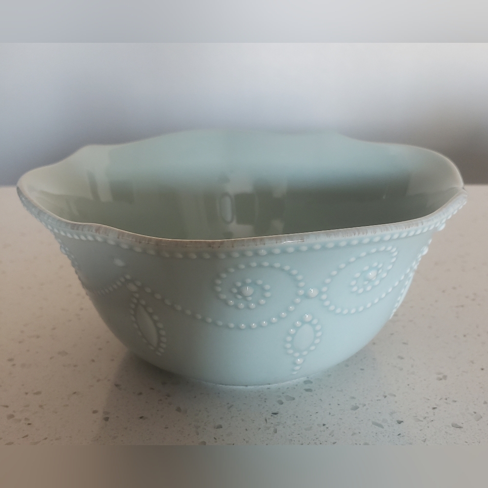 Lenox French Perle Dinnerware Ice Blue 3 Sets - Picture 4 of 7